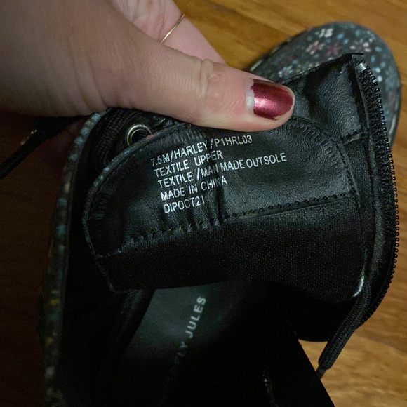 EUC floral combat boots - Picture 4 of 5